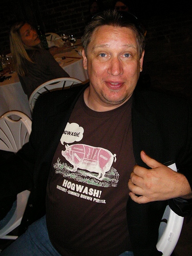 Chef RJ Cooper sports a Hogwash! tee